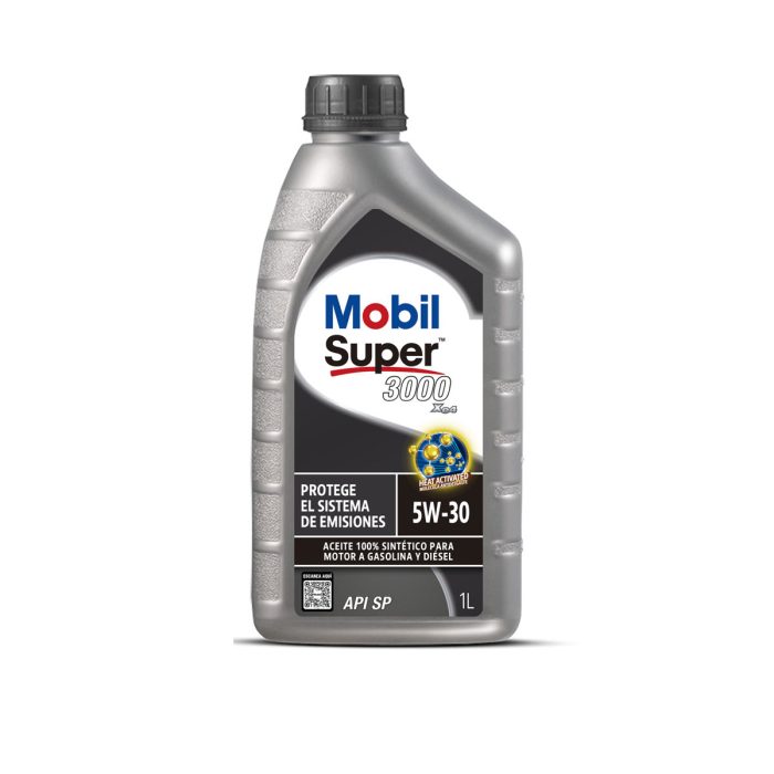 Mobil Super 3000 XE4 5W‑30 1 L – aceite sintético de bajo contenido de cenizas con aprobaciones OEM exigentes y protección prolongada