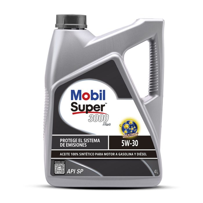 Mobil Super 3000 XE4 5W‑30 4 L – aceite 100 % sintético de bajo cenizas, con aprobaciones OEM exigentes y protección extendida