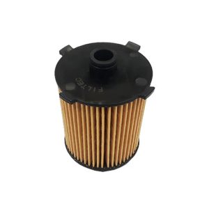 Filtro de aceite HU 719/7 x — elemento insert “metal‑free” con junta, recambio técnico sin marca visible para VW Golf R32 3.2 L (2006–2008) y otros modelos VAG