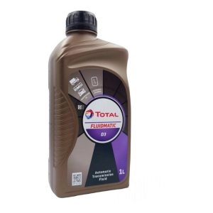 Fluidmatic D3 – fluido automático Total ATF Dexron III compatible con GM, Mercedes‑Benz y transmisiones ZF – también apto para dirección asistida e hidráulica