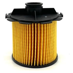 Filtro de petróleo PU 1021 x / C‑080 — cartucho insert con junta, recambio técnico sin marca visible para motores turbodiésel 1.9 D (Peugeot, Citroën, Fiat, Toyota)