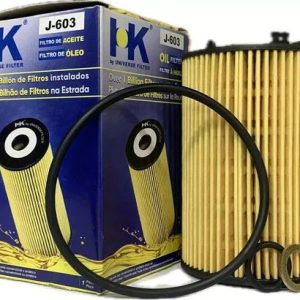 Filtro de aceite HU 613/1 X / J‑603 — cartucho insert “metal‑free” con junta, recambio técnico sin marca visible para SsangYong Korando 2.0 (G20D, 2012–2018)