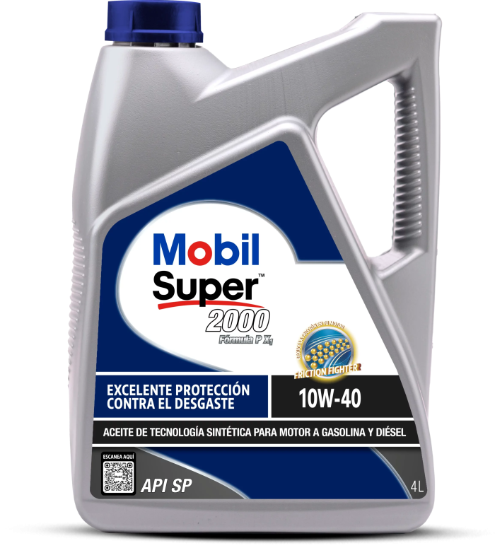 Mobil Super 2000 Formula P 10W‑40 1 L – aceite semisintético reforzado, excelente limpieza, protección frente al desgaste y temperaturas extremas