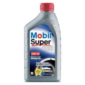 Mobil Super 1000 20W‑50 1 L – aceite mineral premium, protección elevada contra desgaste, depósitos y condiciones de temperatura altas