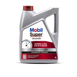 Refrigerante Mobil Super Extended Life 50/50 4 L Gen 3 – anticorrosivo orgánico de larga duración, compatible y seguro para aluminio