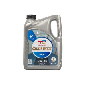 Aceite Total Quartz 7000 10W‑40 (4 L – TOT C CL) – tecnología semi‑sintética Clean‑Shield para motores gasolina y diésel