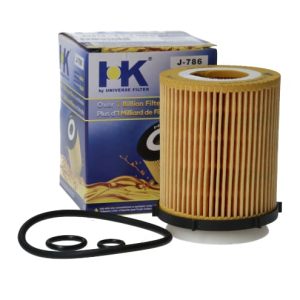Filtro de aceite HU 711/6 Z / J‑786 — cartucho insert “metal‑free” con junta, recambio técnico sin marca visible para Mercedes-Benz CLA 180 (C117, M 270)