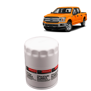 Filtro de aceite J‑792 — cartucho insert con junta, recambio técnico sin marca visible para Ford F‑150 3.0 L Diesel (2023–2024)
