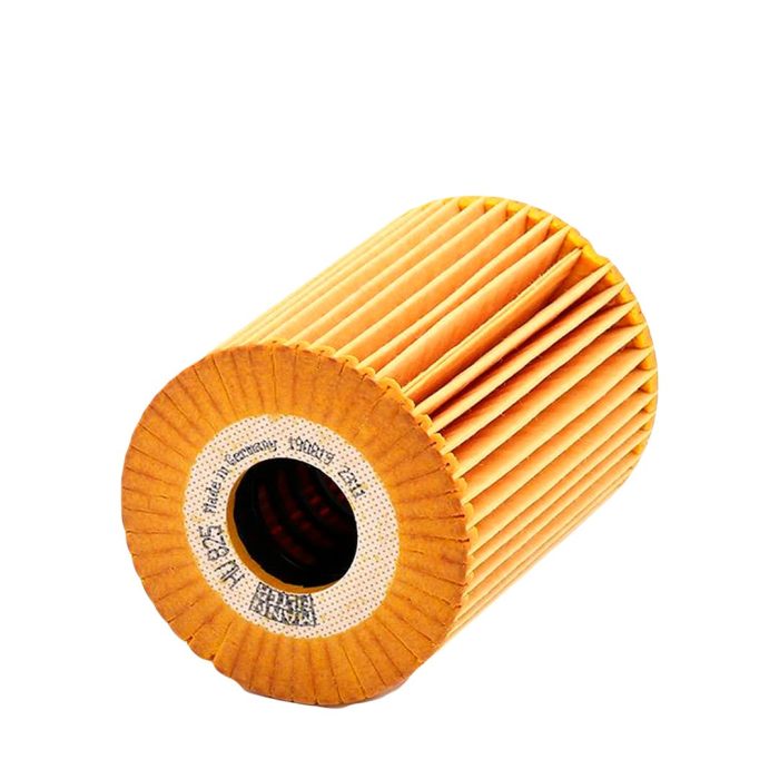 Filtro de aceite HU 825 x — insert “metal‑free” con junta, recambio técnico sin marca visible para Nissan Terrano II 3.0 Di 4WD y vehículos similares del grupo