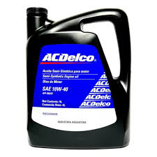 Aceite ACDelco 10W‑40 (4 L, semisintético, API SN/CF)