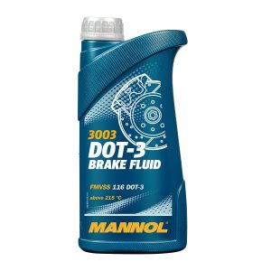 Líquido de frenos MANNOL DOT 3 450 ml – fluido sintético de alto punto de ebullición y excelente estabilidad térmica