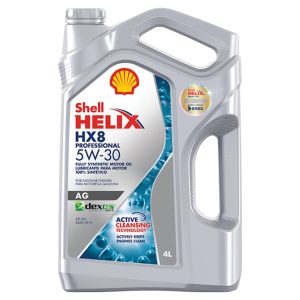 Aceite Shell Helix HX8 Professional AG 5W‑30 (4 L) – sintético premium para motores GM y Opel